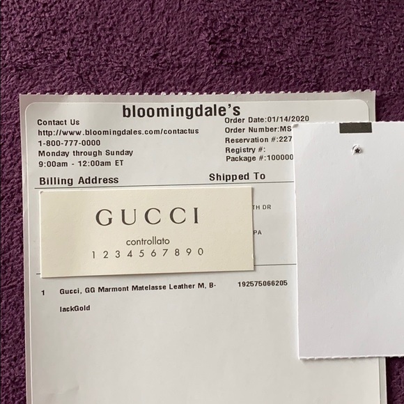 🚫SOLD🚫 Gucci Marmont matelasse Wallet on Chain - Picture 9 of 12